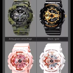 SKMEI Unisex Digital Sports Watch, 50 Meters Waterproof Personality Street